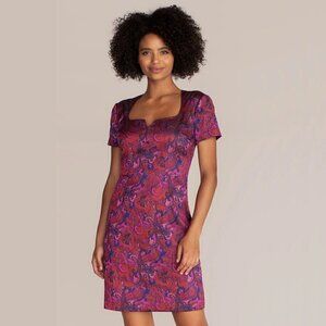 NWT Trina Turk Leigh Tailored Vintage Boho Sheath Dress